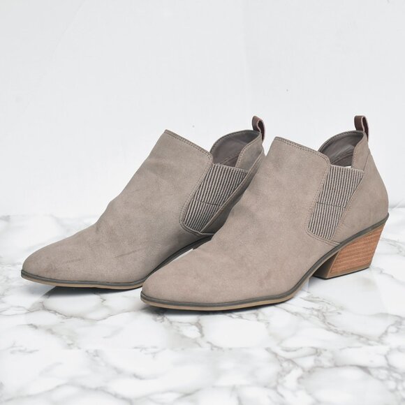 Dr. Scholl's Neptune Ankle Bootie Taupe Gray Size 8.5 - Picture 1 of 7